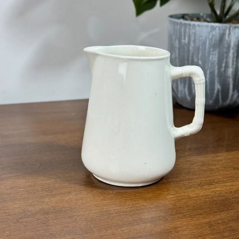 Vintage Sampson Bridgwood England Pitcher Ironstone Semi-Porcelain 3.5 inches